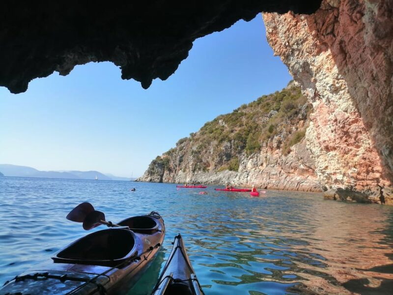 Lefkada: Blue Cave Kayak Tour With a Taste of Greece - Inclusions and Requirements