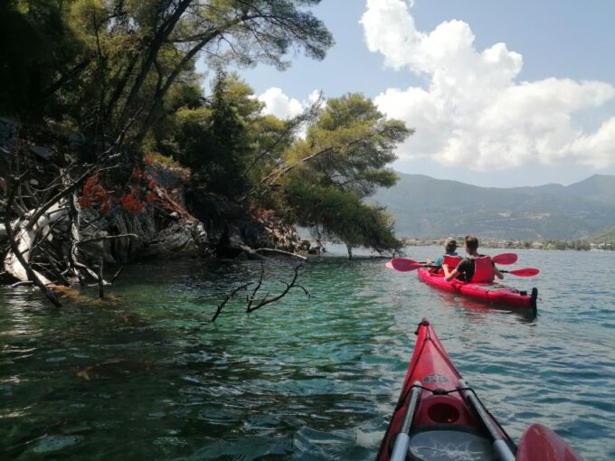 Lefkada: Blue Cave Kayak Tour With a Taste of Greece - Distance Covered