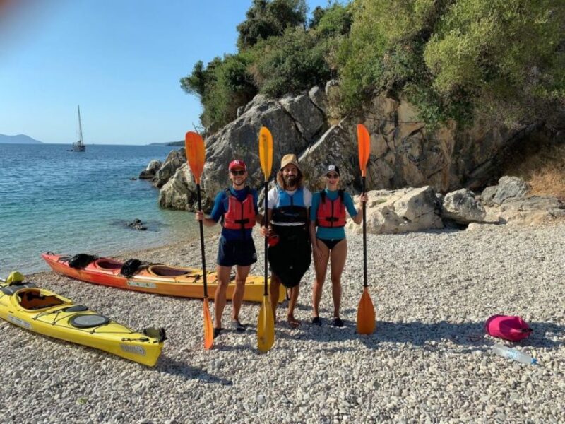Lefkas, Nydri: Kayaking Day Trip to Scorpios and Meganisi - Booking and Pricing Details