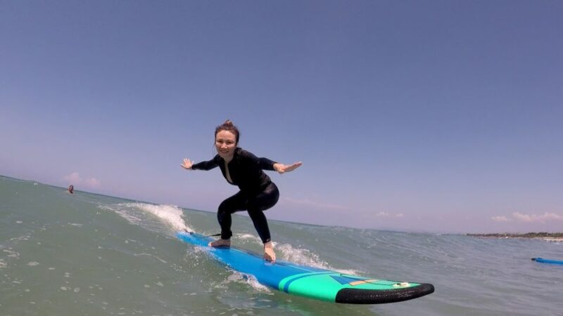 Legian Beach, Bali: Beginner or Intermediate Surf Lessons - Refreshments and Photography