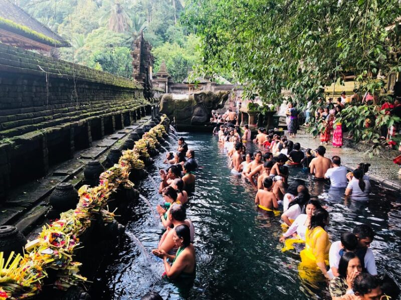 Lempuyang Temple,Water Temple & Tirta Empul Temple,Waterfall - Tirta Empul Cleansing Ritual