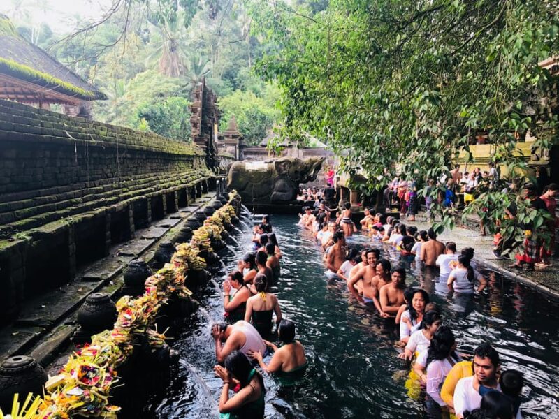 Lempuyang Temple,Water Temple & Tirta Empul Temple,Waterfall - Tukad Cepung Waterfall Views