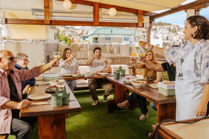 Lesson and Lunch With Katy at It Is Greek Roof Garden - Key Points