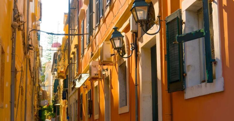 Lets Get Lost in the Alleys of Corfu Old Town - UNESCO World Heritage Site