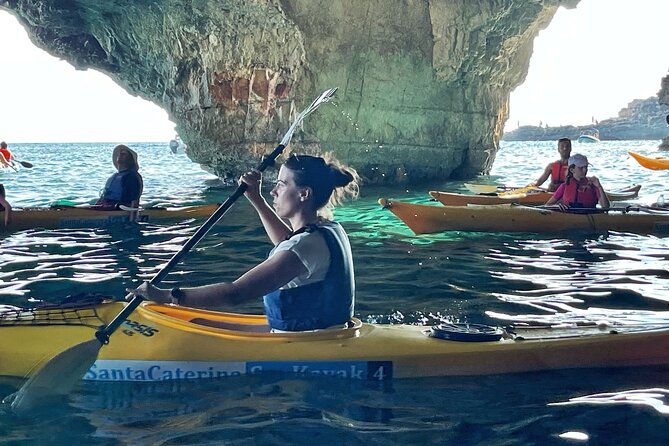 Leuca Kayak Tour With Swimming Stop and Speleo-Trek in a Cave - Pricing and Capacity