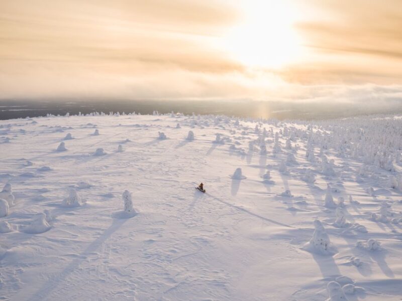 Levi: Ice Fishing by Snowmobile - Inclusions