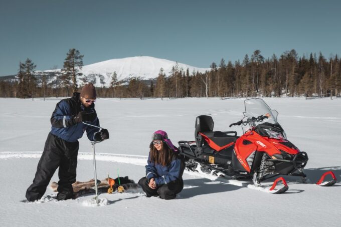 Levi: Snowmobile Safari With Ice Fishing and Outdoor Lunch - Frequently Asked Questions