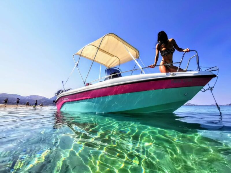 License Free Boat Rental to Turtle Island & Keri Caves - Included in the Rental