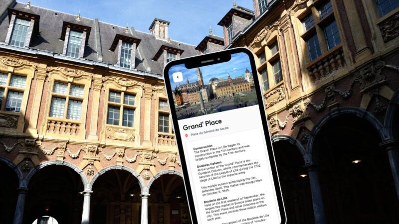 Lille: City Exploration Game and Tour on Your Phone - Languages Available