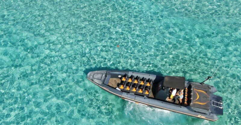 Limeniskos: Gramvousa and Balos Speedboat Tour With Drinks - Included Amenities