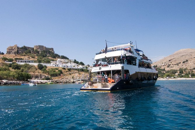 Lindos Full Day Boat Tour With Swimming - Swimming and Snorkeling