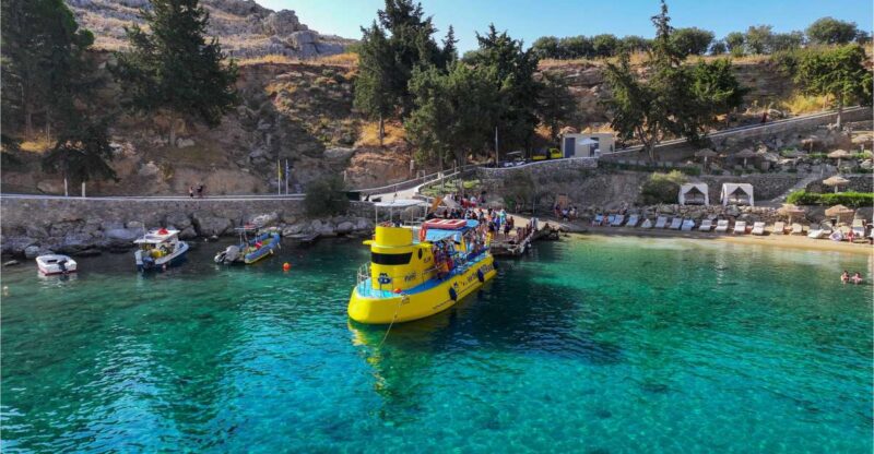 Lindos: Submarine Cruise With Swim Stop in Navarone Bay - Important Information