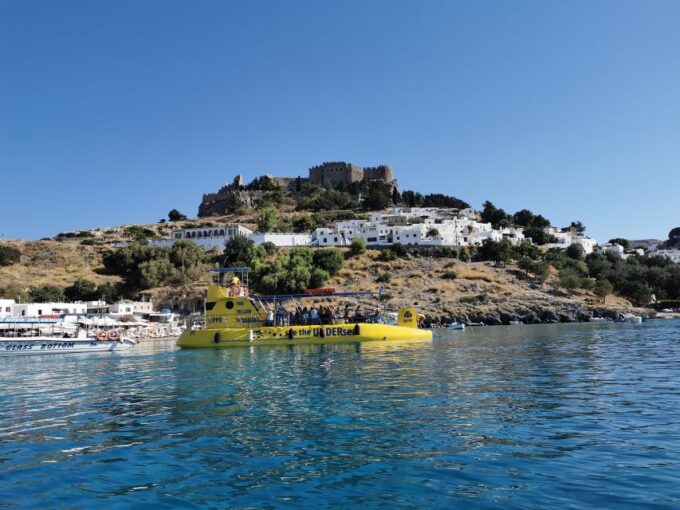 Lindos: Submarine Cruise With Swim Stop in Navarone Bay - Exploring Lindos Coastline