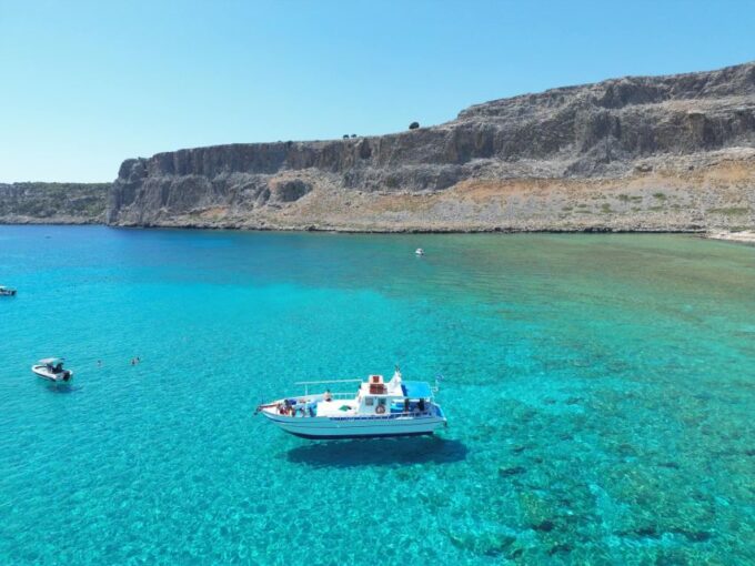 Lindos,Pefkos: All Inclusive Swim & Snorkel Boat Cruise - Relaxed Swimming Experience
