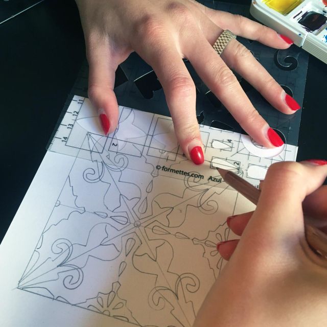 Lisbon: Azulejos Design Create Your Own Tile Workshop - Workshop Experience