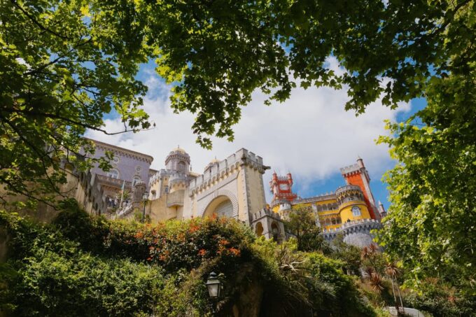 Lisbon: Panoramic Bus to Sintra, Pena, Regaleira Cape Roca - Explore Pena Palace and Quinta Da Regaleira