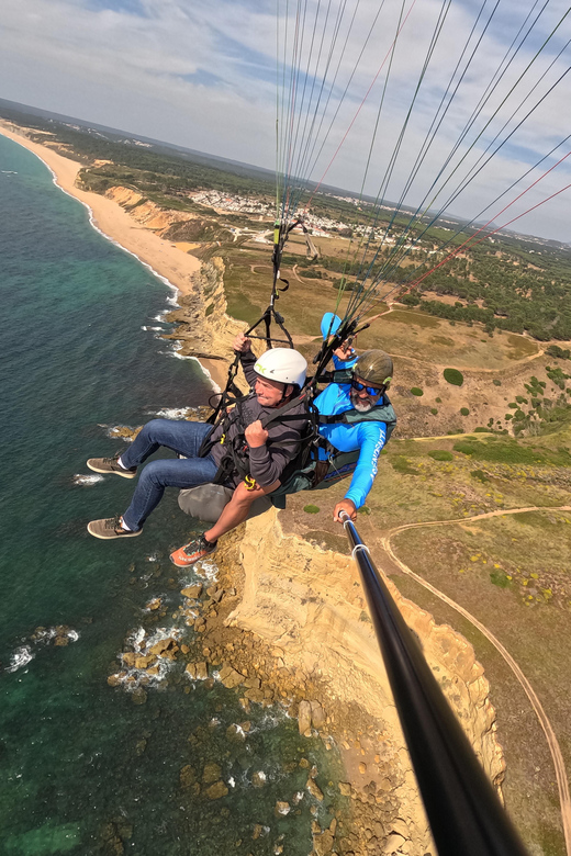 Lisbon: Paragliding Flight - Praia Das Bicas - Instructor and Safety