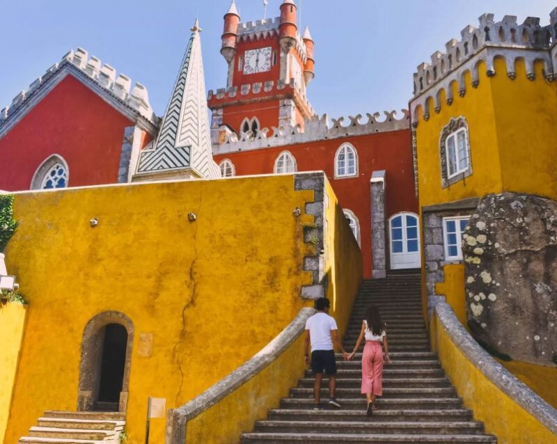 Lisbon: Pena Palace, Sintra, Cabo Da Roca and Cascais Tour - Exploring Sintras Architectural Wonders