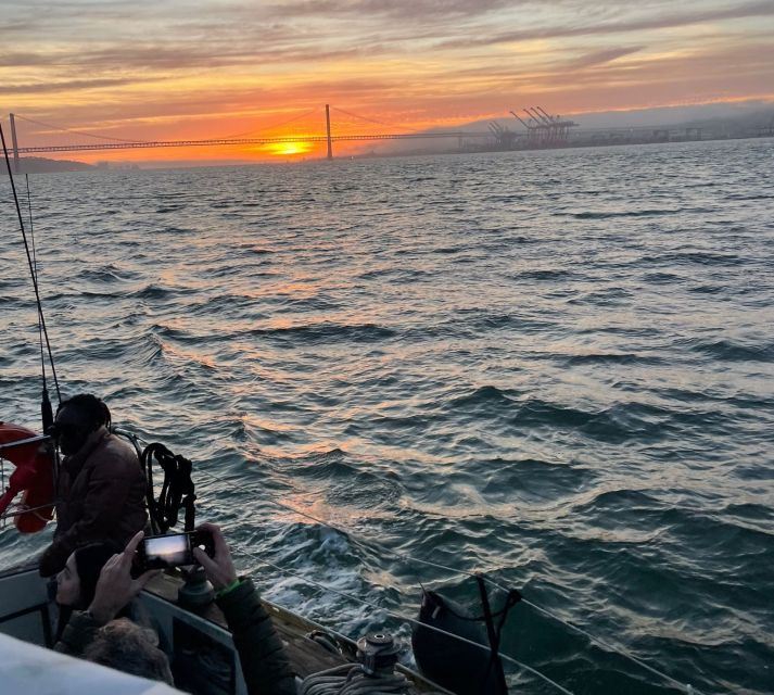 Lisbon: Sailboat Sunset Tour With a Drink - Onboard Amenities