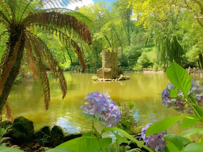 Lisbon: Sintra, Pena Palace, Cabo Da Roca, & Cascais Tour - Discovering Pena Palace Gardens