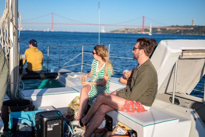 Lisbon: Sunset Catamaran Tour With Music and Drink - Itinerary and Highlights