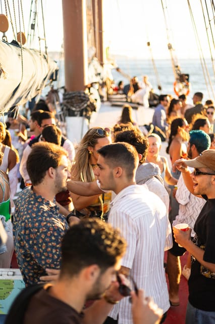 Lisbon: the Tallship Sunset Experience With OPEN BAR - Preparing for the Cruise