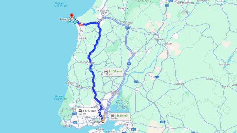 Lisbon: Transfer From/To Peniche (Wave Capital) - Key Points