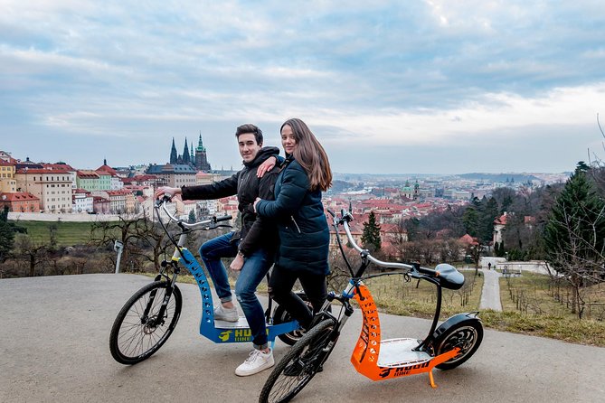 Live Guided 120 Min Electric Trike & E-Scooter Tour of Prague - Eco-Friendly Vehicles