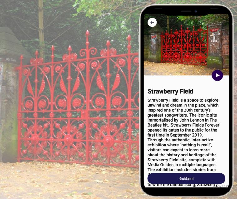 Liverpool: Beatles and Strawberry Field Digital Audio Guide - Key Points
