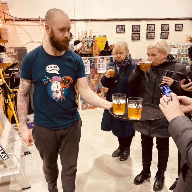 Liverpool: Brewery Bus Tour With Beer Tasting and Pizza - Inclusions and Duration