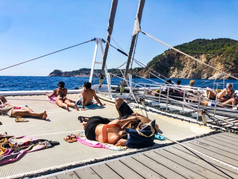 Lloret De Mar: Catamaran Sailing Cruise With BBQ and Drinks - Itinerary and Highlights