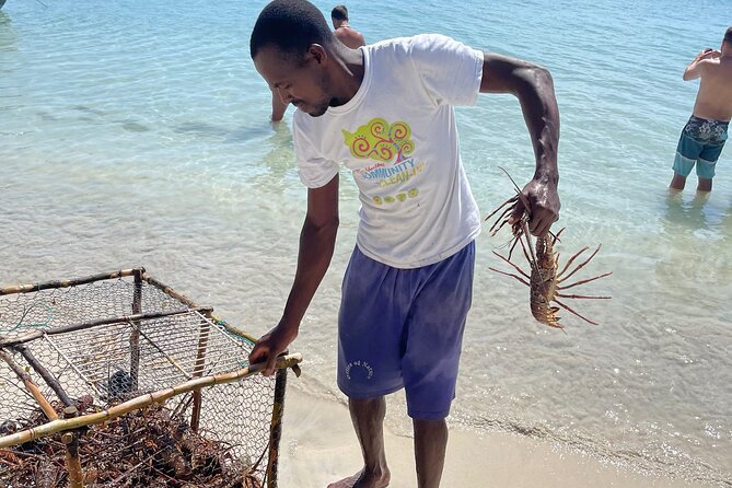 Lobster For Lunch On Private Beach In Negril - Culinary Delights: Lobster Lunch