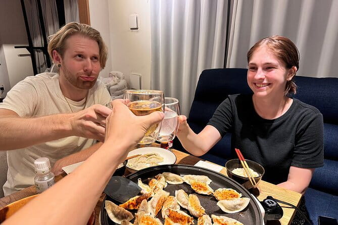 Local Family Supermarket Tour & Homemade Gyoza Cooking Experience - Cooking Process