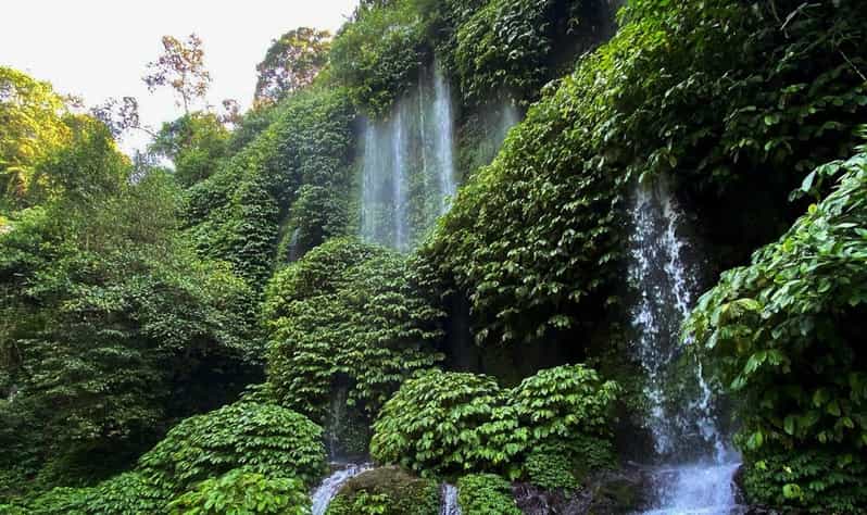 Lombok: Benang Kelambu Waterfall, Village, Beach, and Hill - Sukarara Weaving Village