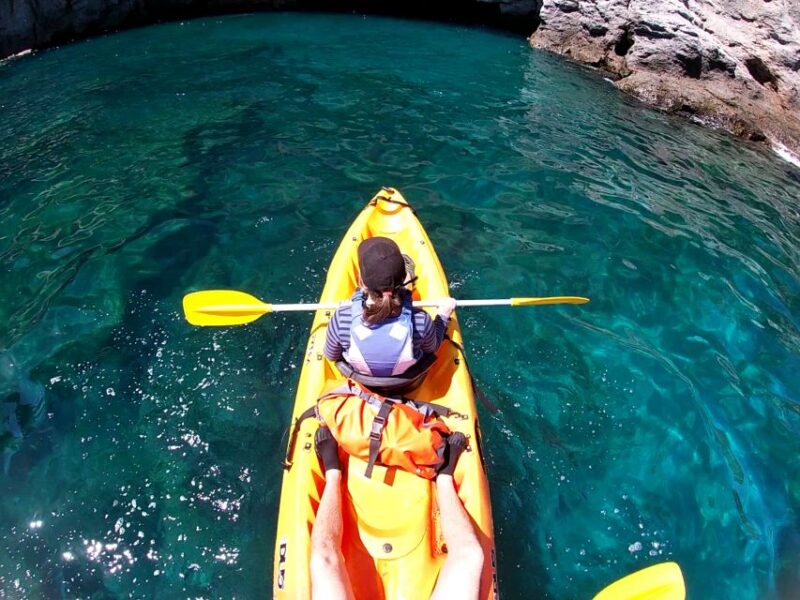 Lomo Quiebre: Mogan Kayaking and Snorkeling Tour in Caves - Inclusions and Restrictions