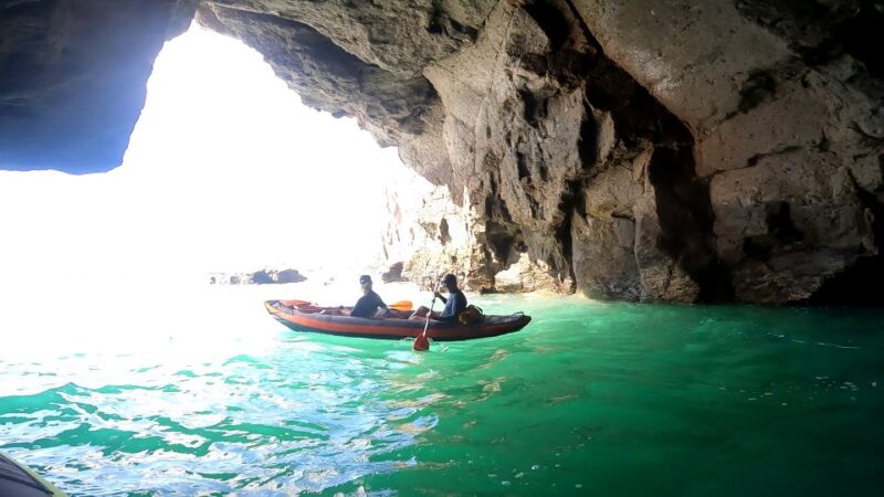 Lomo Quiebre: Mogan Kayaking and Snorkeling Tour in Caves - Kayak and Storage