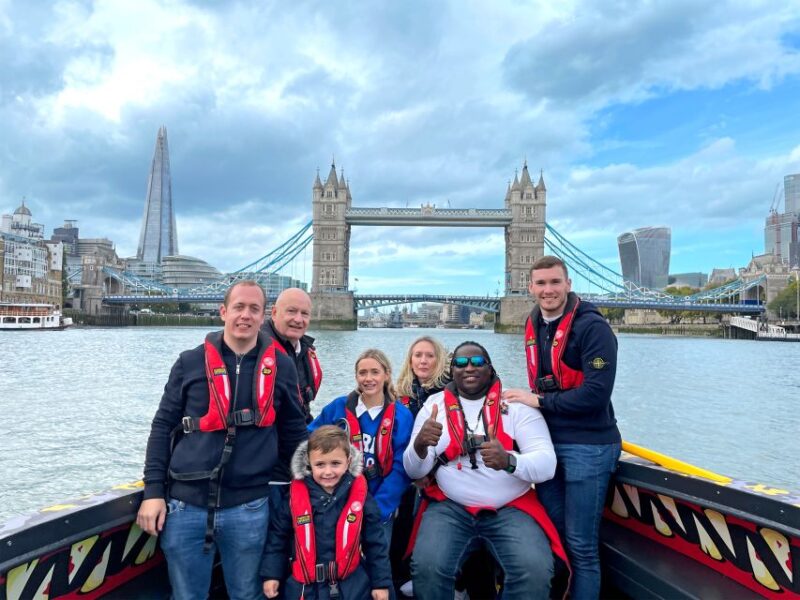 London: 40-Minute TOWER BEAST RIDE - Thames Speedboat Tour - Inclusions and Exclusions