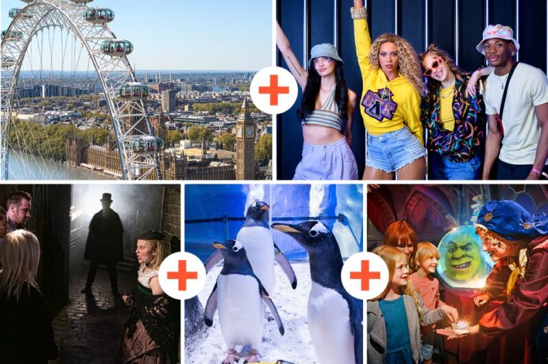 London: 5 Top Attractions Pass With Madame Tussauds - Discover SEA LIFE London Aquarium