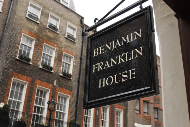 London: Architecture Tour of Benjamin Franklin House - Photography and Questions Encouraged