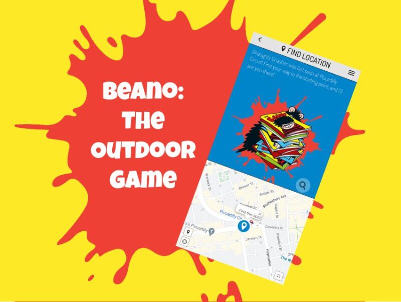 London: Beano the Outdoor City Smartphone Game - Solving the Mystery of Missing Gnasher
