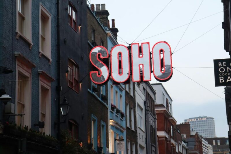 London: Bohemian Soho Small-Group Walking Tour - Legendary Lanes Exploration