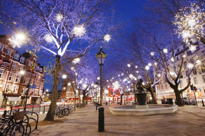 London Christmas Lights Bike Tour - Hyde Park Winter Wonderland