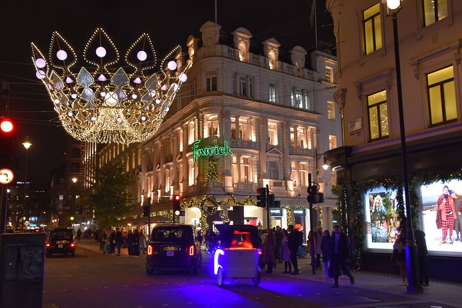 London Christmas Lights Private Walking Tour - Tour Highlights