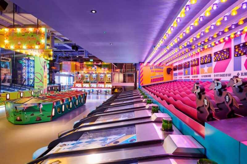 London: Fairgame Entry Ticket Inclusive of 9 Games - Key Points