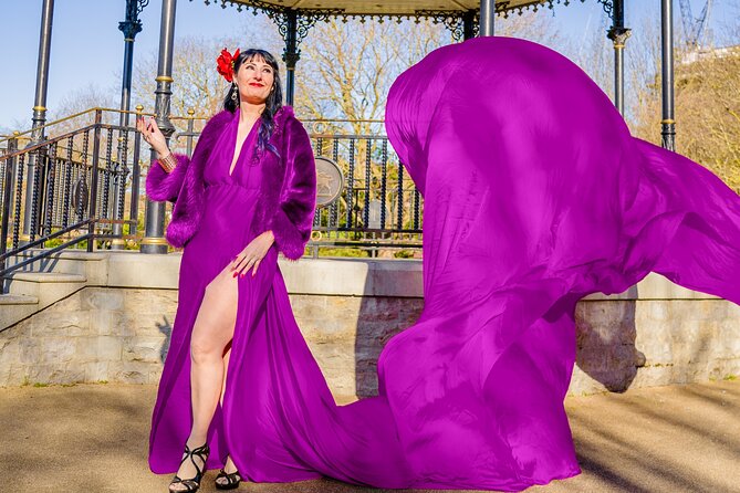 London Flying Dress Photoshoot - Professional Camera Provided