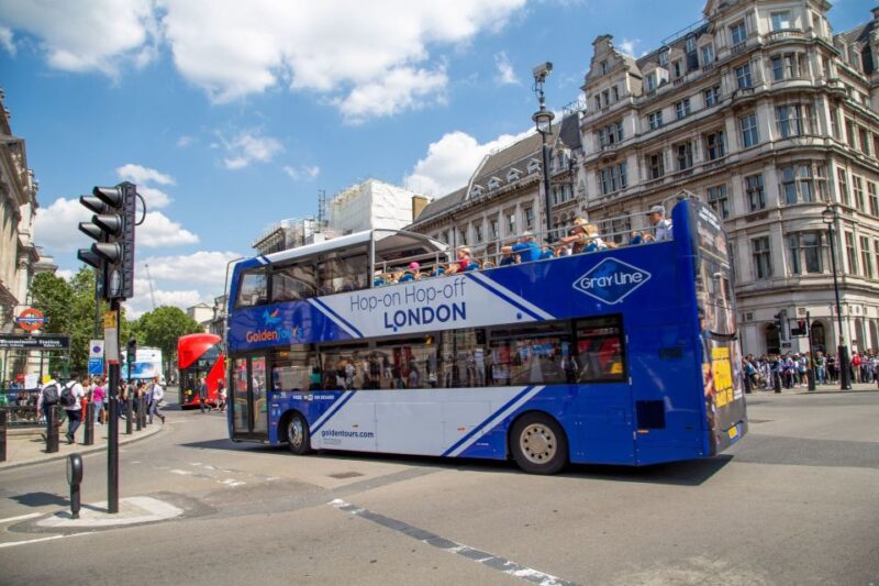 London: Golden Tours Hop-on Hop-off Bus Tour & Free 24 Hours - Tour Routes and Coverage