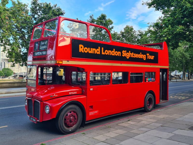 London: Guided Sightseeing Tour on a Vintage Open-Top Bus - Highlights and Experience
