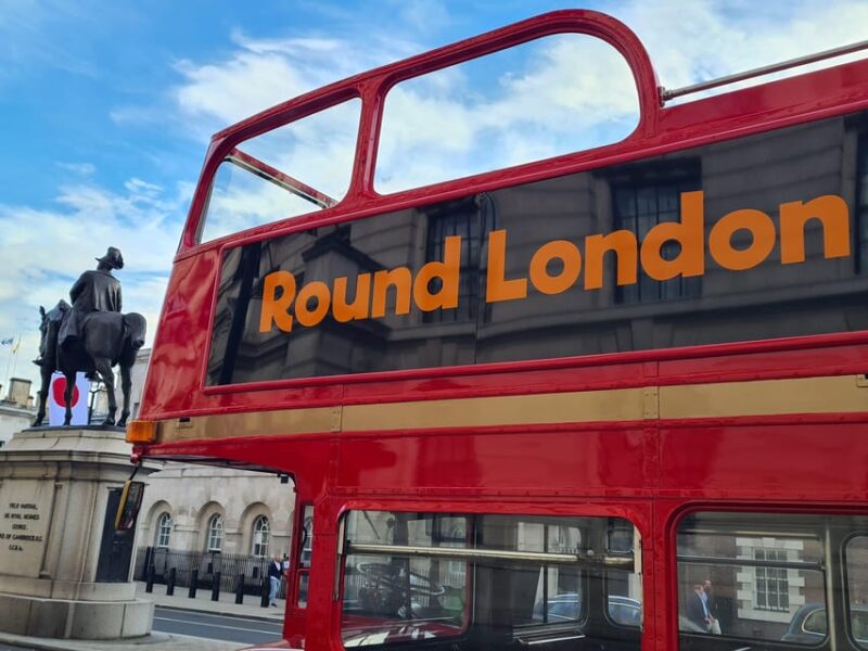 London: Guided Sightseeing Tour on a Vintage Open-Top Bus - Vintage Bus Ride