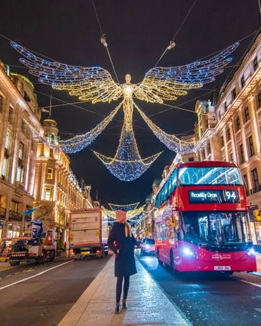 London: Magical Christmas Lights Guided Tour by Private Taxi - Iconic Landmarks Tour