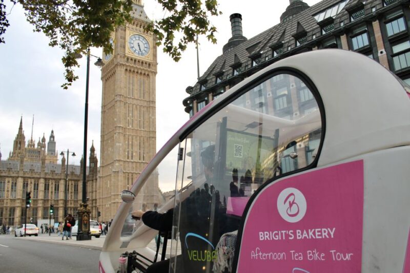 London: Pedicab Bike Tour With Afternoon Tea - Inclusions